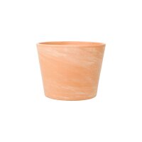 Siena Terrakotta Keramik Übertopf Blumentopf rund...