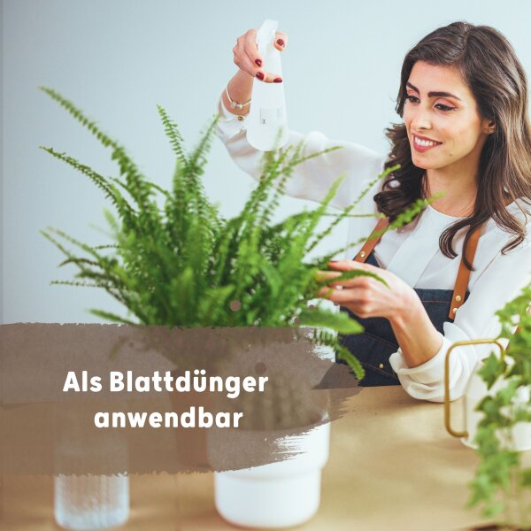 Blusana Universal Flüssigdünger 1 Liter Flasche NPK 6-3-6 Konzentrat Zimmerpflanzen Hydrokultur Erdkultur Pflanzendünger flüssig