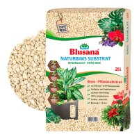Blusana Bims 8-16mm 25 Liter Pflanzsubstrat mineralisches Vulkangestein Granulat Drainage Hydrokultur Zimmerpflanzen Balkon