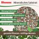Blusana Mineralisches Pflanzsubstrat 10 Liter feines Pflanzgranulat 2-5mm | Semi-Hydrokultur Substrat vorgedüngt | Bims Zeolith Ton