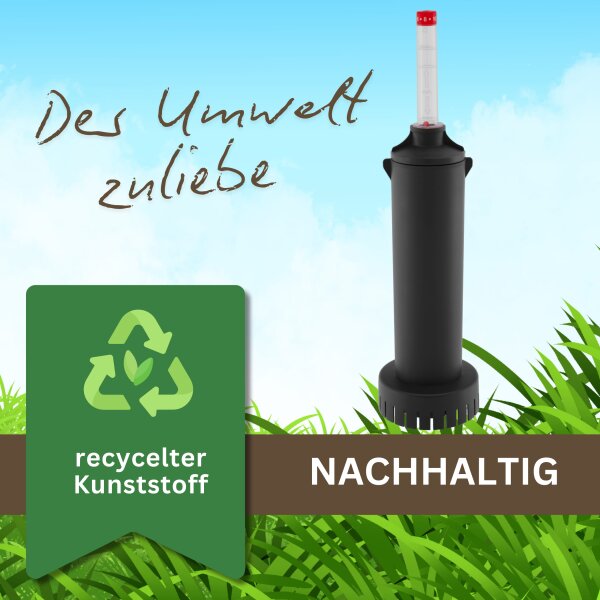 Vario Wasserstandsanzeiger IV für Zimmerpflanzen in Hydrokultur und Granulat – Gießanzeige optional verlängerbar klein bis groß