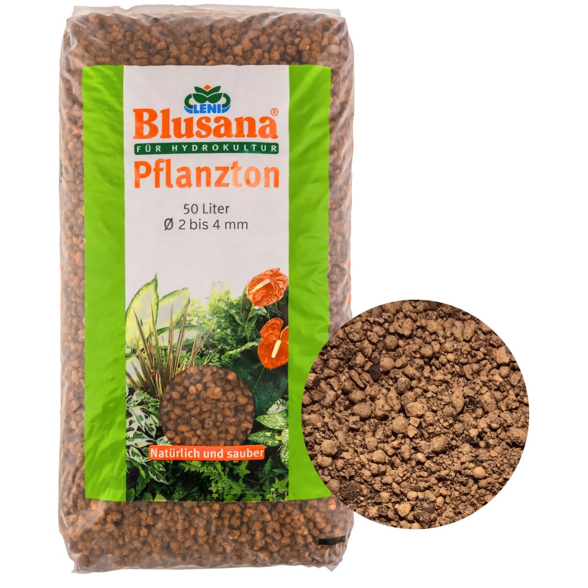 Pflanzton 2-4mm feiner Blhton Hydrokultur | Blusana