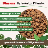 Blusana Pflanzton Blähton Körnung 4-8mm |...