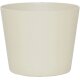 Flori Blumentopf Kunststoff Übertopf Ø 14 cm Höhe 12 cm Kiesel matt Pflanztopf für Zimmerpflanzen Outdoor Indoor