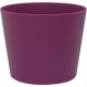 Flori 16 Blumentopf Kunststoff Übertopf Ø 16 cm Höhe 14 cm Dunkelflieder matt Pflanztopf für Zimmerpflanzen Outdoor Indoor