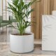 LENI BAVARIA rondo RD50 Pflanzgefäß rund Ø 52 cm groß | Pflanztopf für Hydrokultur Erde Indoor Outdoor geeignet