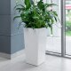 ELEGANCE alto scala QU40U30/75H Pflanzgefäß quadratisch konisch | verschiedene Farben und Oberflächen | Säulengefäß Hydro-Tiefe
