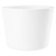 Vasa 11/09 Blumentopf Keramik Übertopf Ø 14 cm Höhe 10,5 cm rund konisch Weiß matt Hydrokultur Pflanztopf für Zimmerpflanzen Indoor