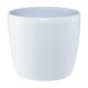 Venus 15/19 Blumentopf Keramik Übertopf Ø 18 cm Höhe 21 cm rund Weiß glänzend Hydrokultur Pflanztopf für Zimmerpflanzen Indoor