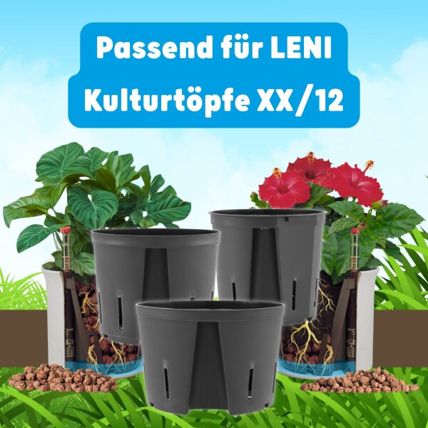 Leni Wasserstandsanzeiger II/12 Pegulator | Hydrokultur Gießanzeige für Kulturtopf Pflanztiefe 12 cm