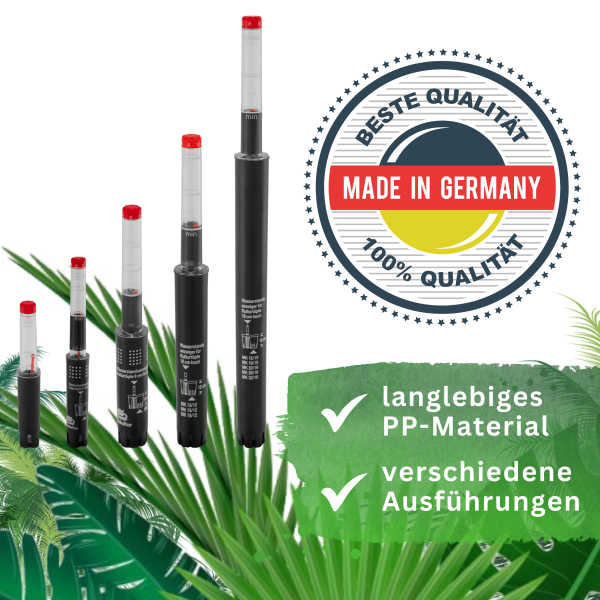 Leni Wasserstandsanzeiger II/12 Pegulator | Hydrokultur Gießanzeige für Kulturtopf Pflanztiefe 12 cm