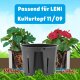 Leni Wasserstandsanzeiger II/9 Pegulator | Hydrokultur Gießanzeige für Kulturtopf Pflanztiefe 9 cm