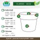 Leni CLASSIC mittelgroßer Hydrokultur-Topf matt Anthrazit dunkel-grau rund konisch Ø 16 cm | für Zimmerpflanzen Efeutute Calathea Orchideen