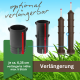 Leni Vario Wasserstandsanzeiger IV Pegulator | Hydrokultur Gießanzeige für mittelgroße Pflanzgefäße Pflanztiefe 21 cm verlängerbar bis 52 cm