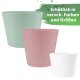 Vasa Blumentopf Keramik matt Pflanztopf für Indoor