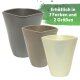 Quarta Blumentopf Keramik glänzend Pflanztopf für Indoor