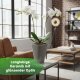 Quarta Blumentopf Keramik glänzend Pflanztopf für Indoor