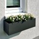 ELEGANCE muro 60x22/22H Pflanzgefäß rechteckig | verschiedene Farben und Oberflächen | Wandgefäß Hydro-Tiefe