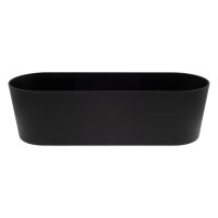 Leni Flori Jardiniere JA 36 Schwarz Pflanzkasten oval...