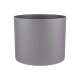 ELEGANCE rondo RD50 Pflanzgefäß rund | Struktur seidenmatt weißaluminium (Grundfarbe RAL 9006) | Bodengefäß