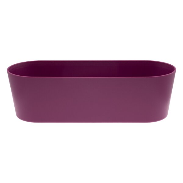 Leni Flori Jardiniere JA 36 Dunkelflieder Pflanzkasten oval wasserdicht Übertopf Kunststoff matt Hydrokultur Sideboard