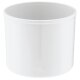 Corona 15/12 Blumentopf Kunststoff Übertopf Ø 17 cm Höhe 13,5 cm rund Weiß glänzend Hydrokultur Pflanztopf für Zimmerpflanzen Indoor