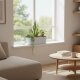 Leni Flori Jardiniere JA 36 Sky Pflanzkasten oval wasserdicht Übertopf Kunststoff matt Hydrokultur Sideboard
