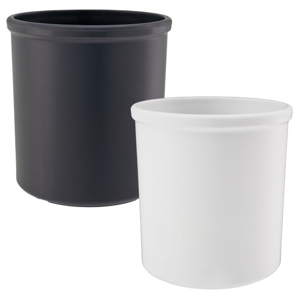 Corona Orchideentopf Kunststoff rund matt genarbt Pflanztopf für Outdoor und Indoor
