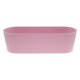 Leni Flori Jardiniere JA 36 Pastellrosa Pflanzkasten oval wasserdicht Übertopf Kunststoff matt Hydrokultur Sideboard
