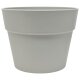 Leni CLASSIC großer Hydrokultur-Topf matt Kieselgrau hell-grau rund konisch Ø 26 cm | für Monstera Strelitzia Kentia-Palme Großpflanzen