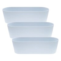 Leni Flori Jardiniere Sky Himmelblau 3er Pack...