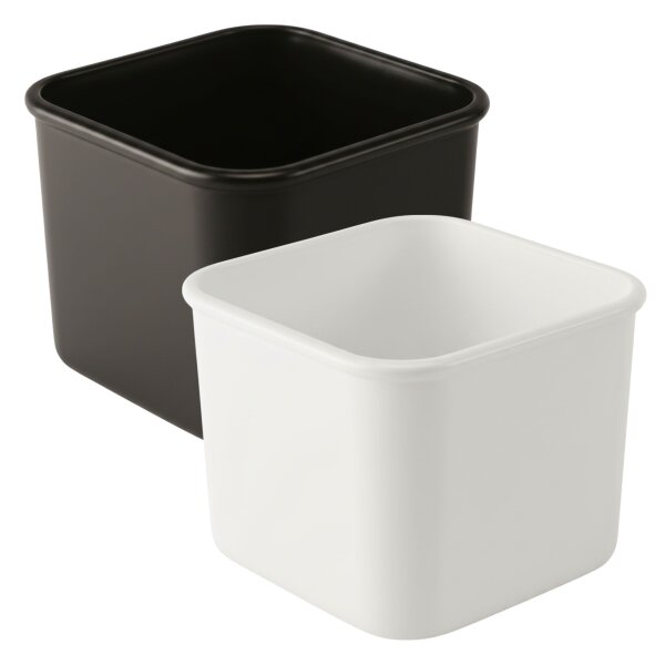 Leni Corona Cube 12 Übertopf quadratisch Hochglanz | Pflanzwürfel Blumentopf für Schreibtisch Regal und Fensterbank