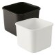 Leni Corona Cube 12 Übertopf quadratisch Hochglanz | Pflanzwürfel Blumentopf für Schreibtisch Regal und Fensterbank