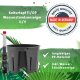 LENI CLASSIC Hydrokultur-Topf-Set mit 4 x Pflanztopf ca. Ø 14 cm und Kulturtopf | matt glatt wasserdicht mit Dünger
