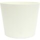 Flori Blumentopf Kunststoff Übertopf Ø 16 cm Höhe 14 cm Weiß matt Pflanztopf für Zimmerpflanzen Outdoor Indoor