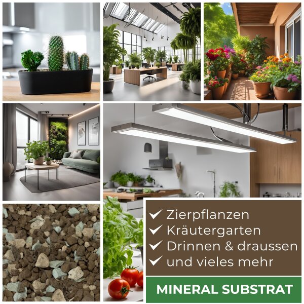Blusana Mineralisches Pflanzsubstrat mittlere Körnung 4-8 mm | Hydrokultur Pflanzgranulat Bims Lava Zeolith ungedüngt