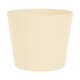 Flori 16 Blumentopf Kunststoff Übertopf Ø 16 cm Höhe 14 cm Panna matt Pflanztopf für Zimmerpflanzen Outdoor Indoor