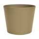 Flori Blumentopf Kunststoff Übertopf Ø 16 cm Höhe 14 cm Beige matt Pflanztopf für Zimmerpflanzen Outdoor Indoor