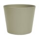 Flori Blumentopf Kunststoff Übertopf Ø 16 cm Höhe 14 cm Khaki matt Pflanztopf für Zimmerpflanzen Outdoor Indoor