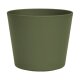 Flori Blumentopf Kunststoff Übertopf Ø 24 cm Höhe 22 cm Kapern matt Pflanztopf für Zimmerpflanzen Outdoor Indoor