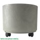 Sauerland Rondo RD37 Pflanzgefäß rund | Edelstahl glatt glänzend | Bodengefäß