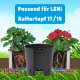 Leni Wasserstandsanzeiger II/15-TC Pegulator | Hydrokultur Gießanzeige für Kulturtopf Pflanztiefe 15 cm