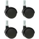 Rolle 50mm Stift 11mm standard 4er-Pack