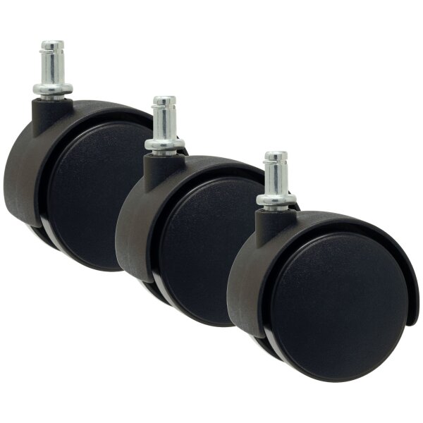 Rolle 50mm Stift 8mm standard 3er-Pack