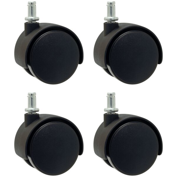 Rolle 50mm Stift 8mm standard 4er-Pack
