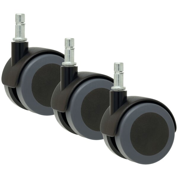 Rolle 50mm Stift 8mm bodenschonend 3er-Pack